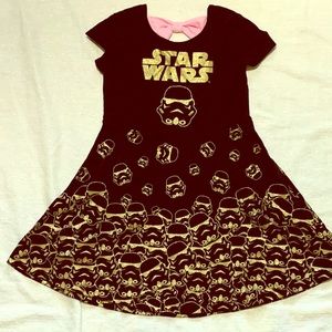 Glittery gold Stormtrooper dress